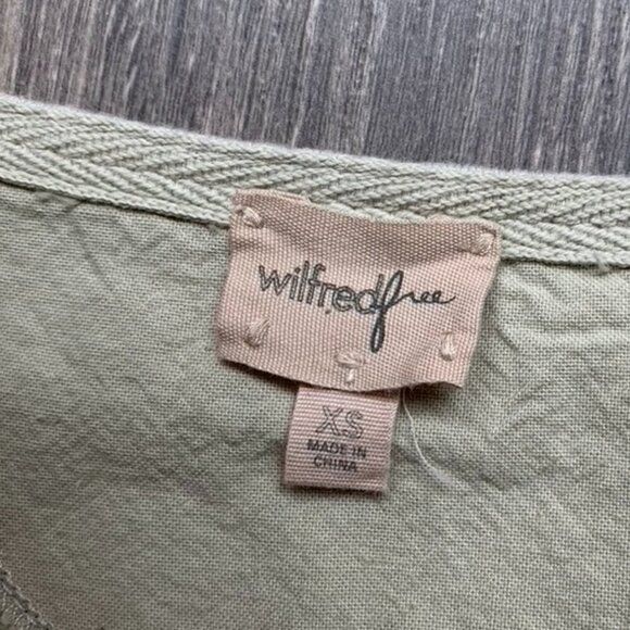 Aritzia Wilfred Top T-shirt Sage Green Burnout Heathered Casual Basic Size XS - Picture 13 of 15